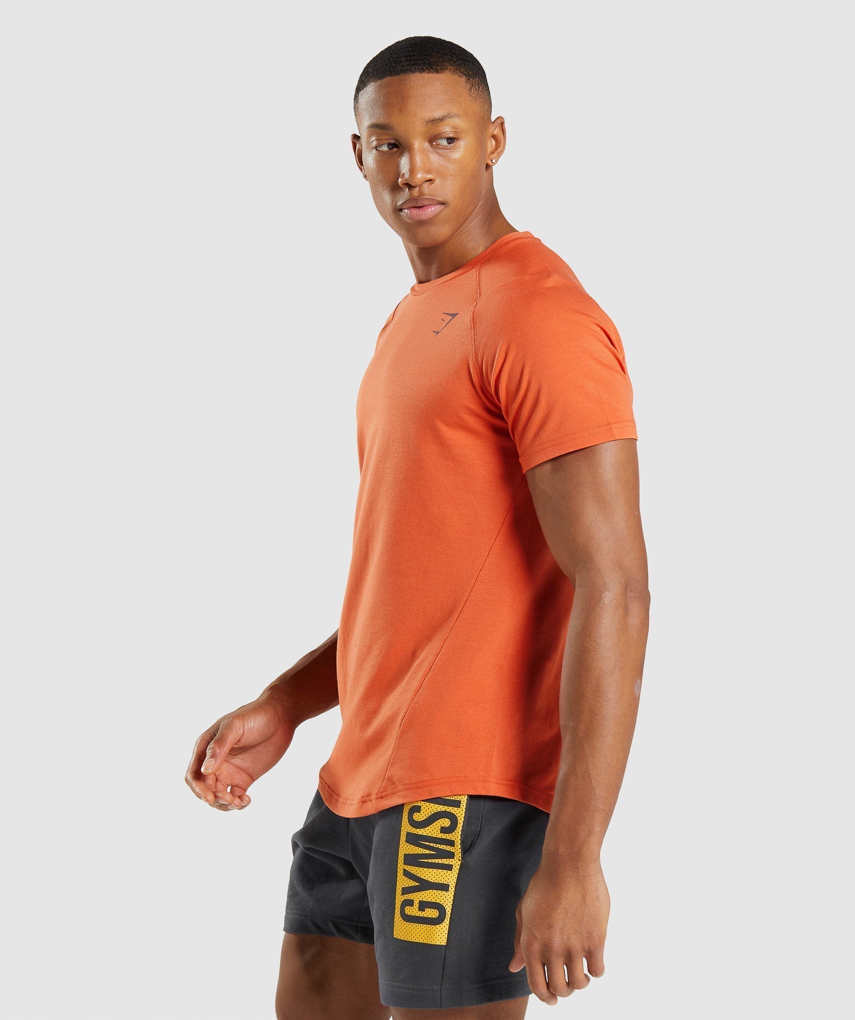 Orange Men's Gymshark Bold T Shirts | AXTDSO-980