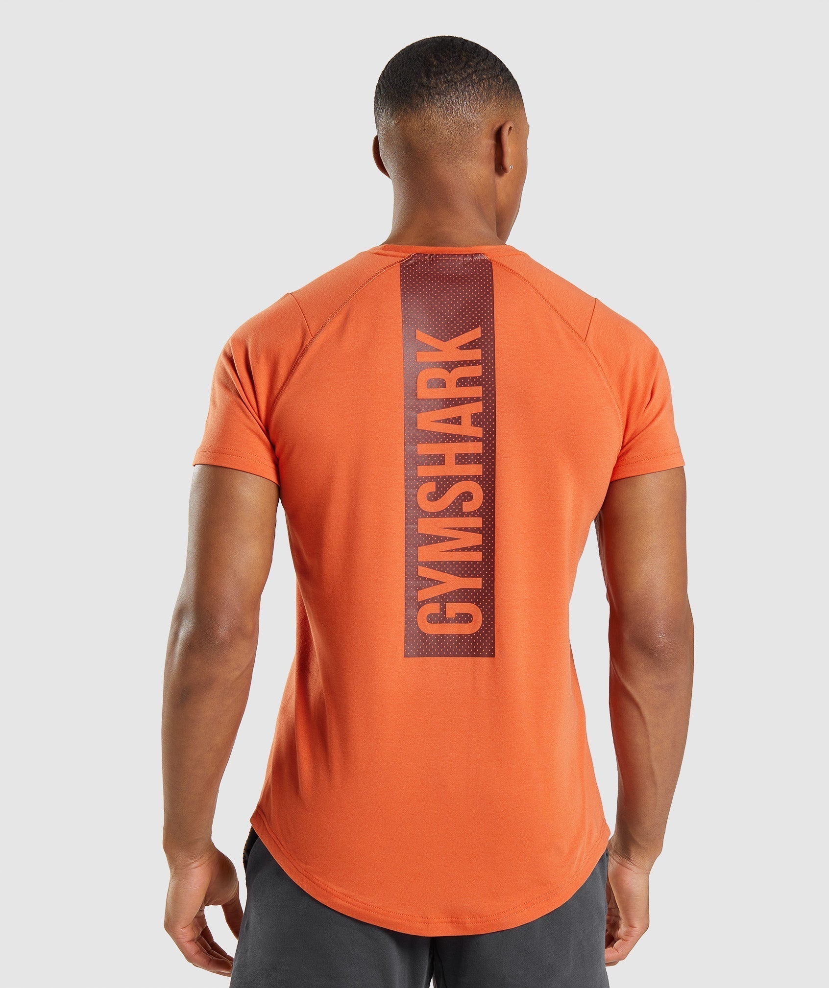 Orange Men\'s Gymshark Bold T Shirts | AXTDSO-980