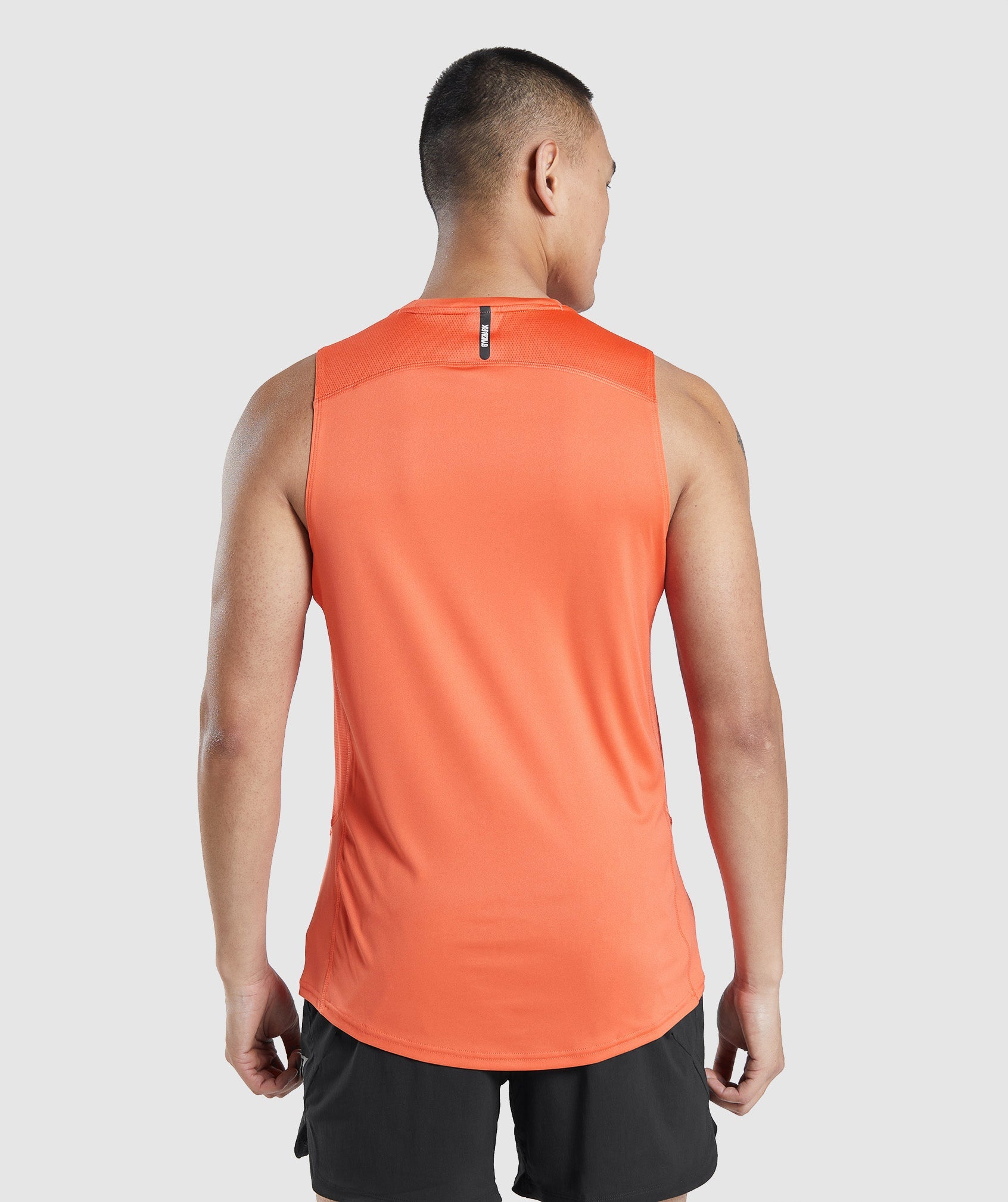 Orange Men's Gymshark Speed Evolve Tanks | QTNZSA-167