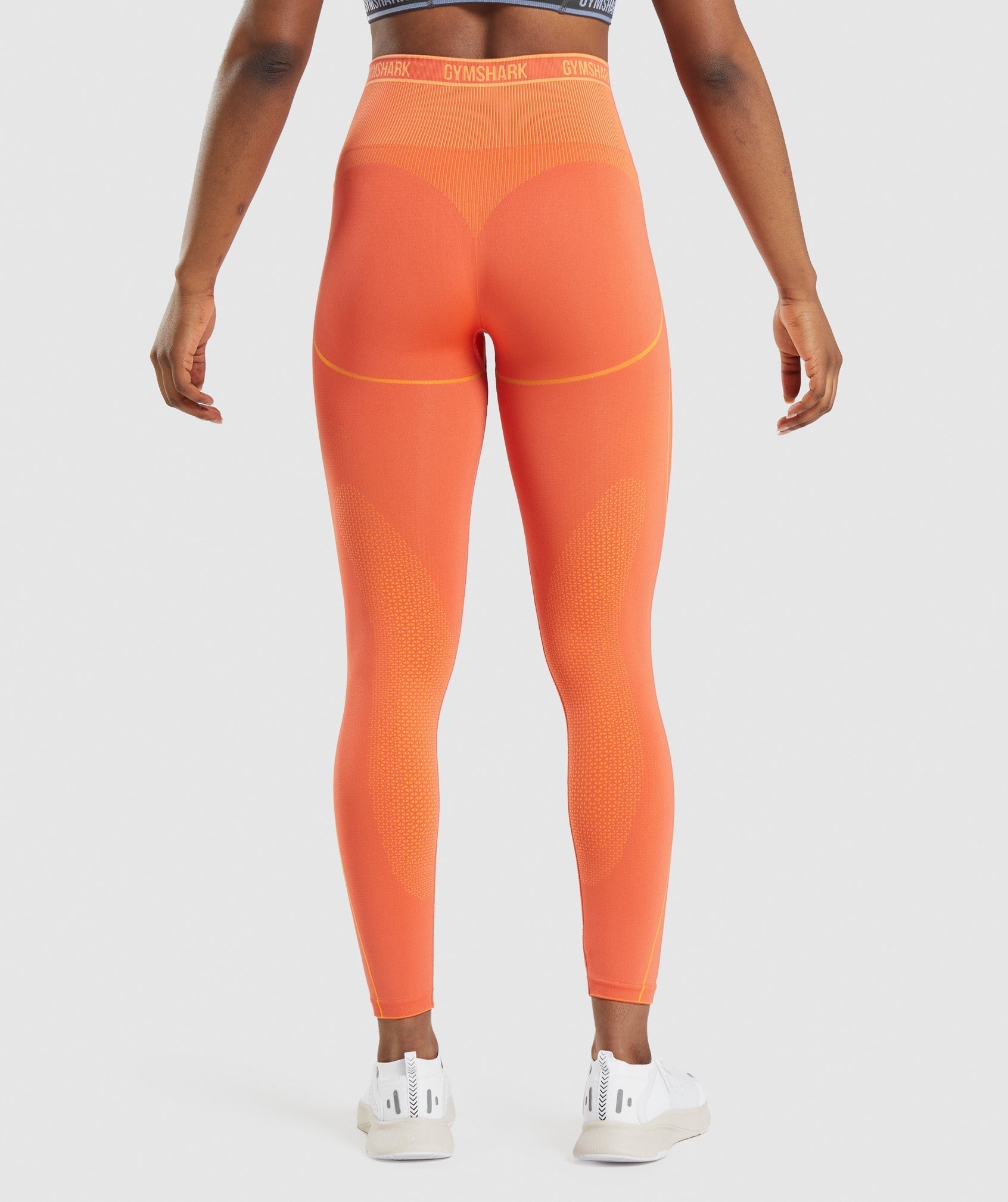 Orange Women's Gymshark Apex Seamless High Rise Leggings | MJTXRD-583