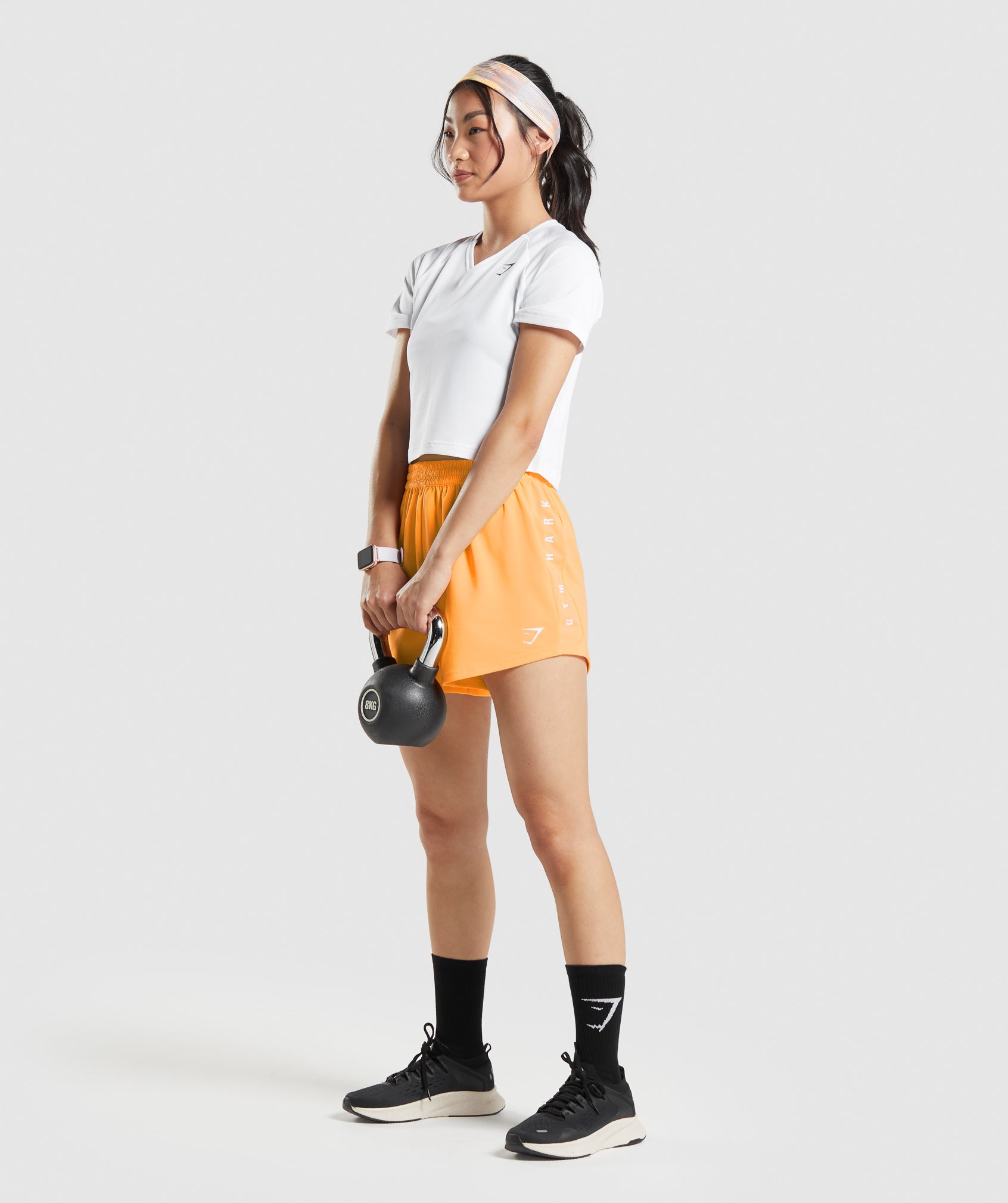 Orange Women's Gymshark Sport Loose Shorts | XBHRVP-081