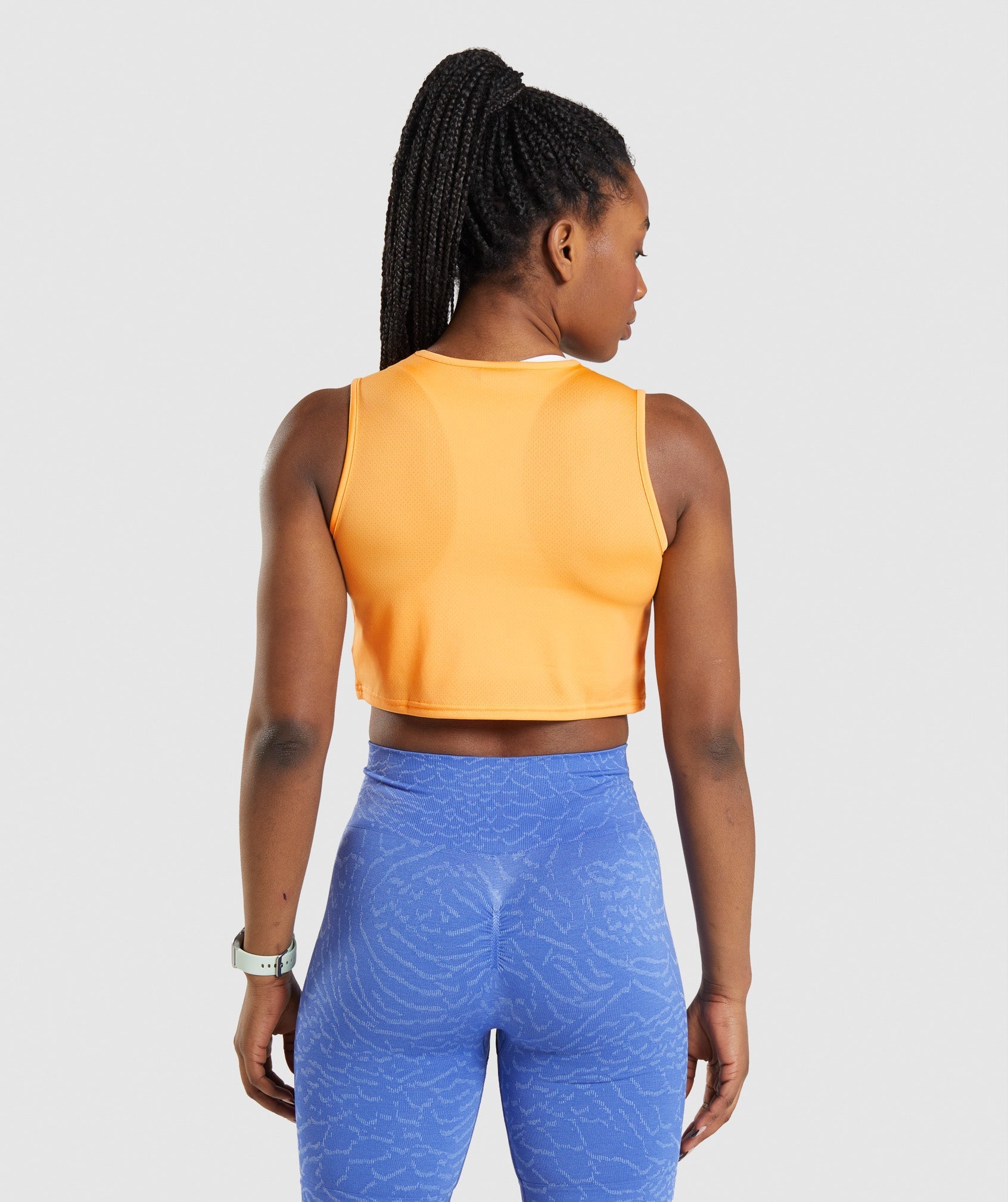 Orange Women's Gymshark Training Crop Tanks | QVDGPC-526