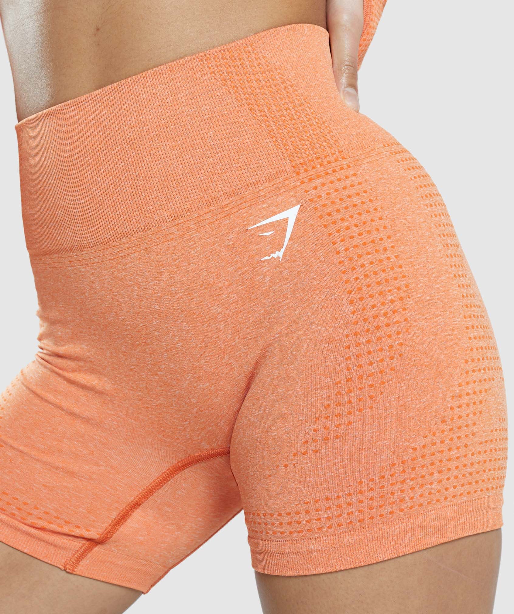 Orange Women's Gymshark Vital Seamless 2.0 Shorts | QNOBKA-081