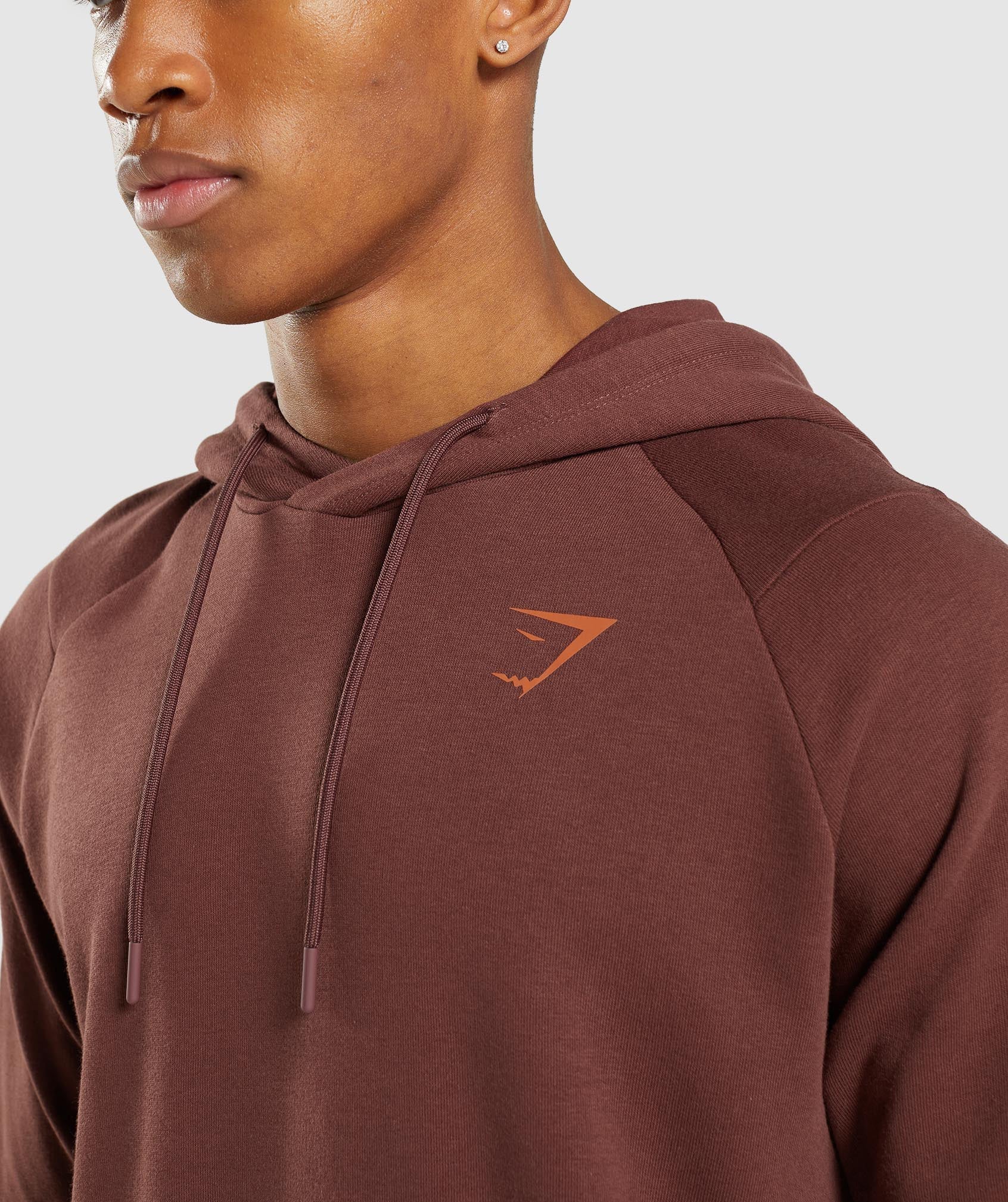 Pink Brown Men's Gymshark Bold Hoodie | KFJAHR-920