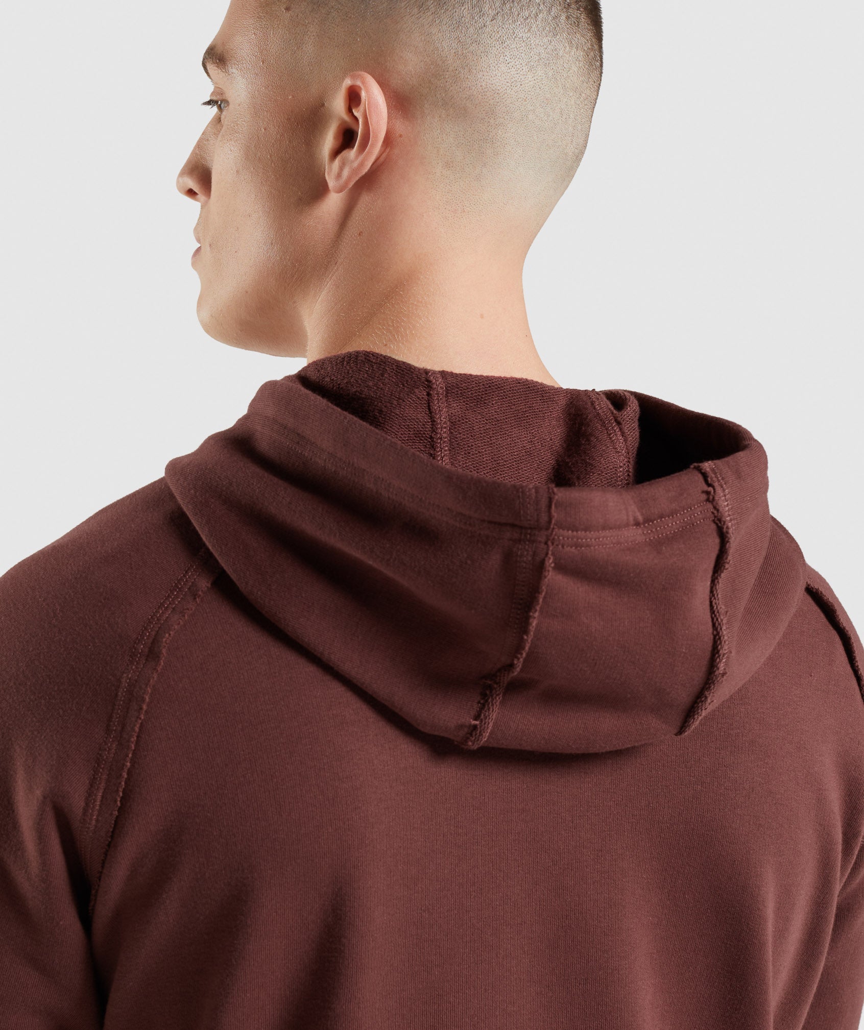 Pink Brown Men's Gymshark Legacy Hoodie | NJBYPC-076