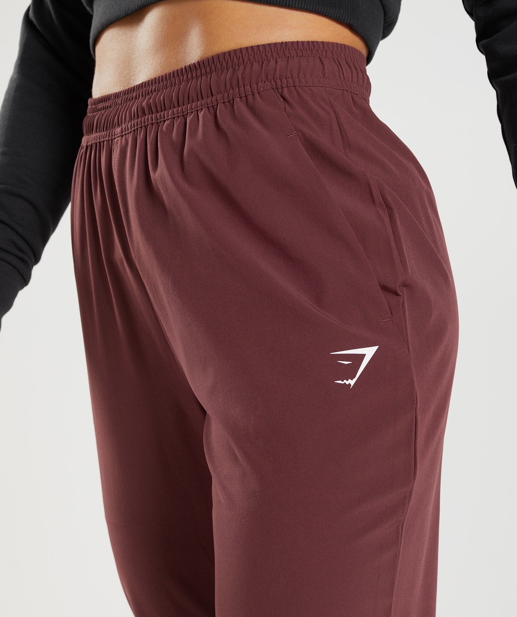 Pink Brown Women's Gymshark Training Woven Jogger | JSHONZ-620