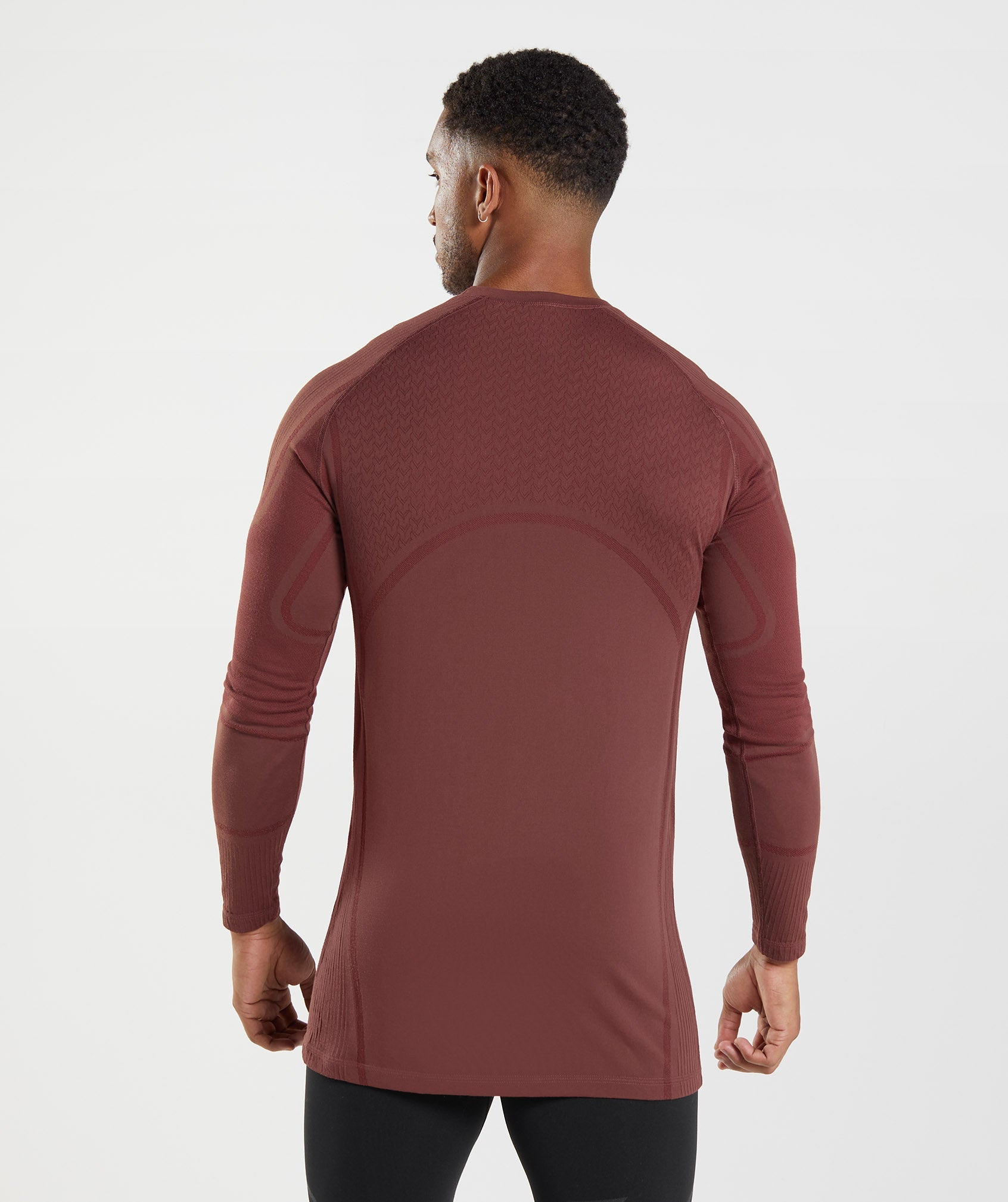 Pink Men's Gymshark 315 Long Sleeve T Shirts | QPDITU-368