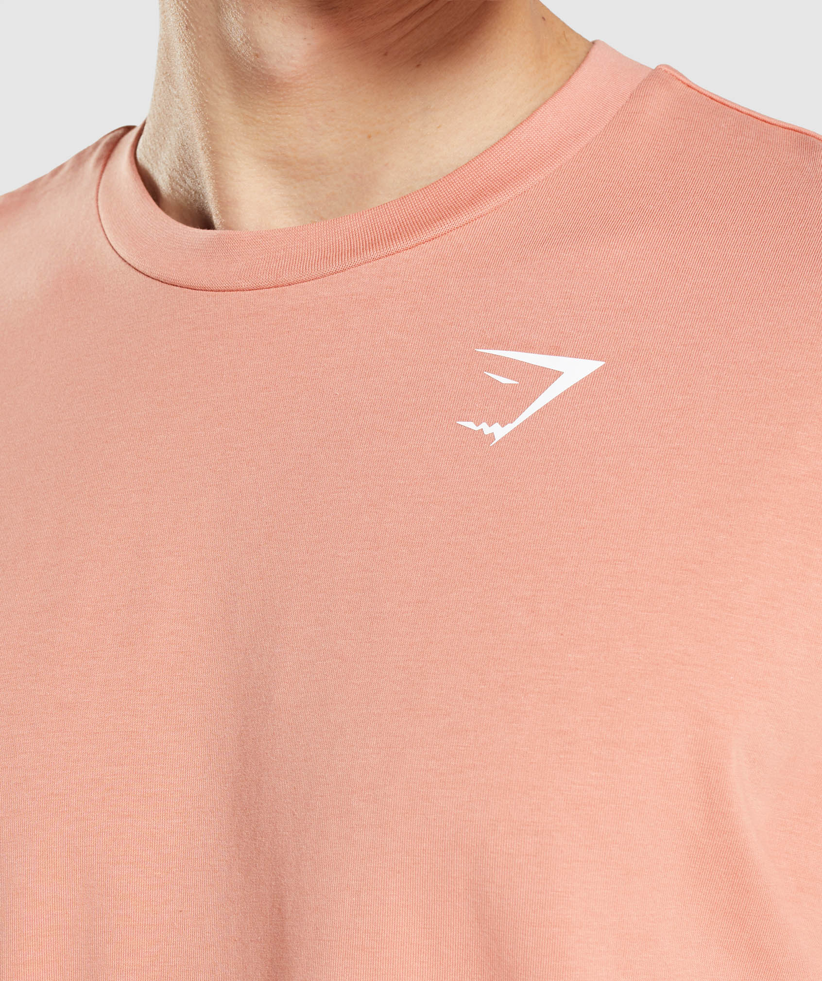 Pink Men's Gymshark Essential Oversized T Shirts | GZTKSY-056