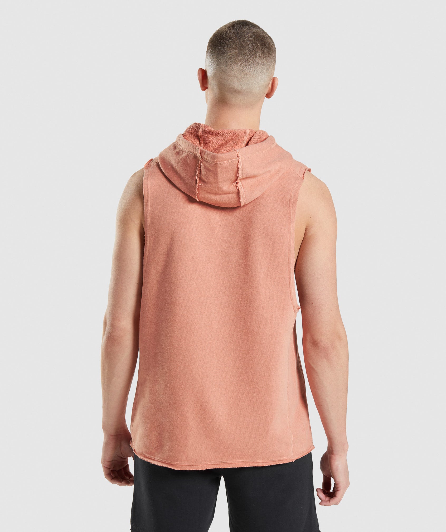 Pink Men's Gymshark Legacy Drop Arm Hoodie | AWVDRX-385