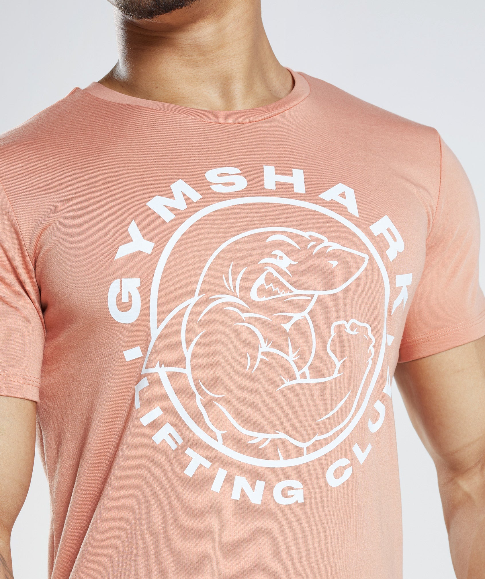 Pink Men's Gymshark Legacy T Shirts | AJSOWN-490