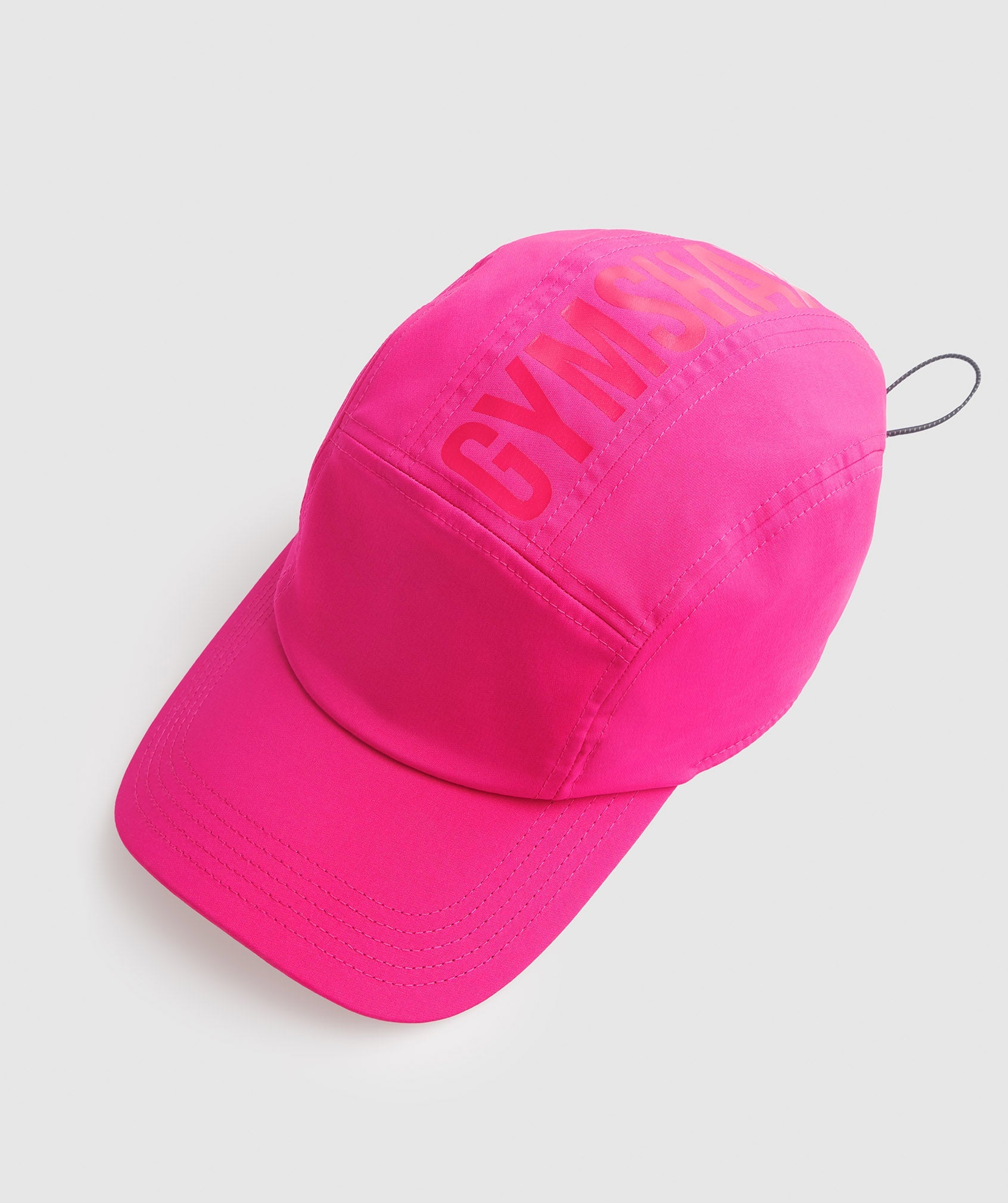 Pink Men's Gymshark Logo 5 Panel Hats | DHWUEV-695