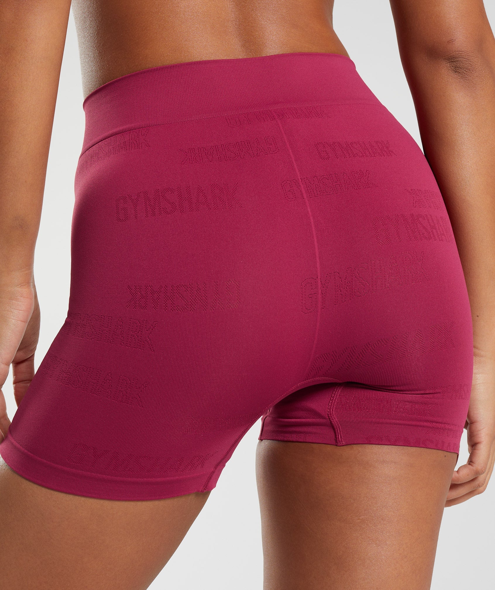 Pink Women's Gymshark Seamless Jacquard Boxers Underwear | JSVNPK-274