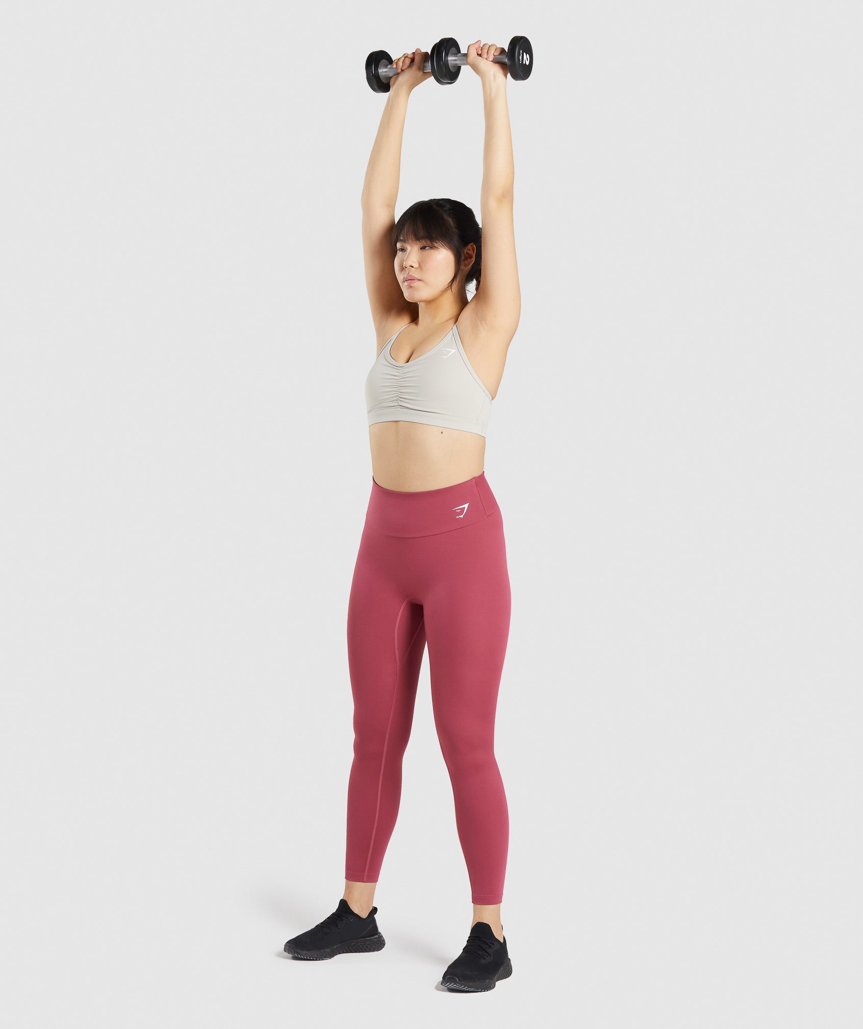 Pink Women's Gymshark Training Leggings | KHSBQI-103