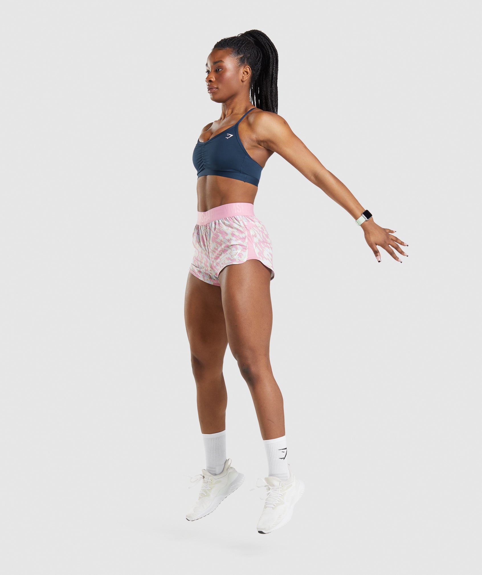 Pink Women's Gymshark Training Loose Fit Shorts | TSGMFY-561