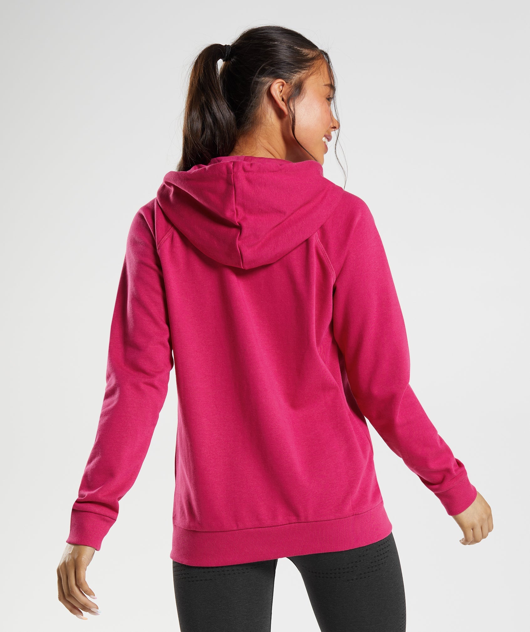 Pink Women's Gymshark Training Zip Hoodie | TVLYJD-620