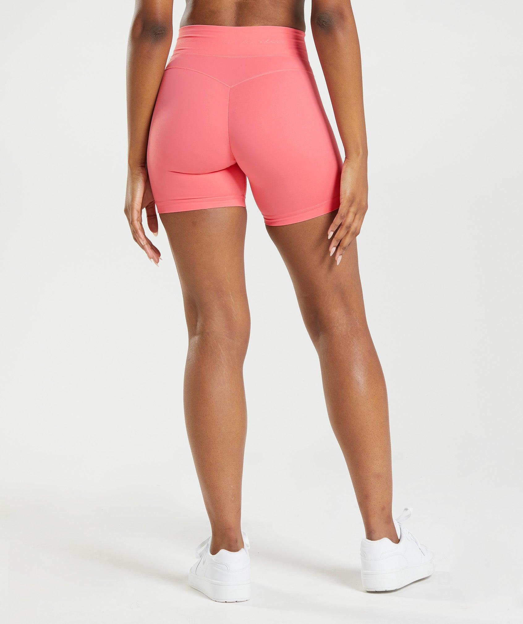 Pink Women's Gymshark Whitney Mesh Shorts | ZPHILW-503