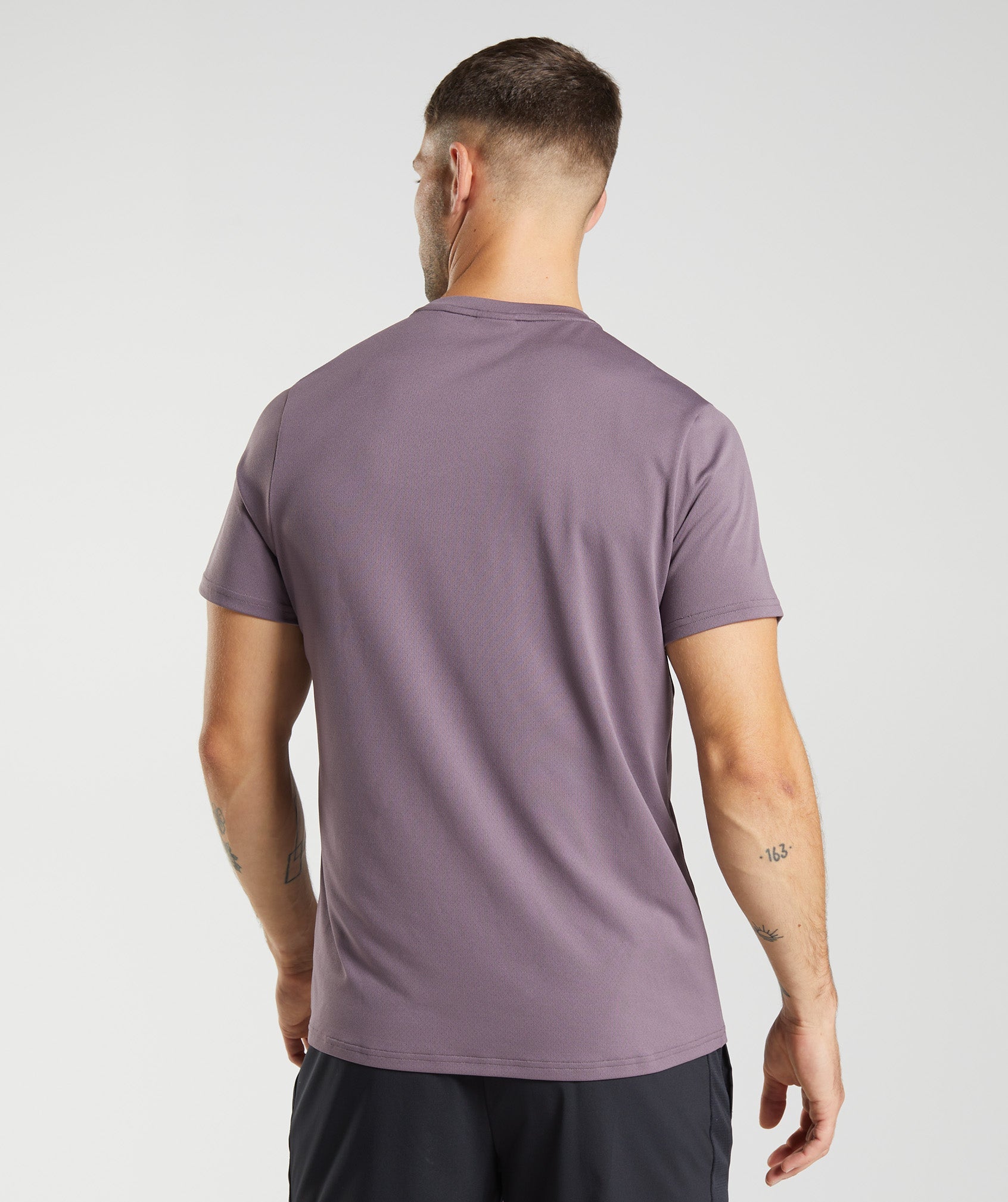 Purple Men's Gymshark Arrival T Shirts | EFMXLH-749