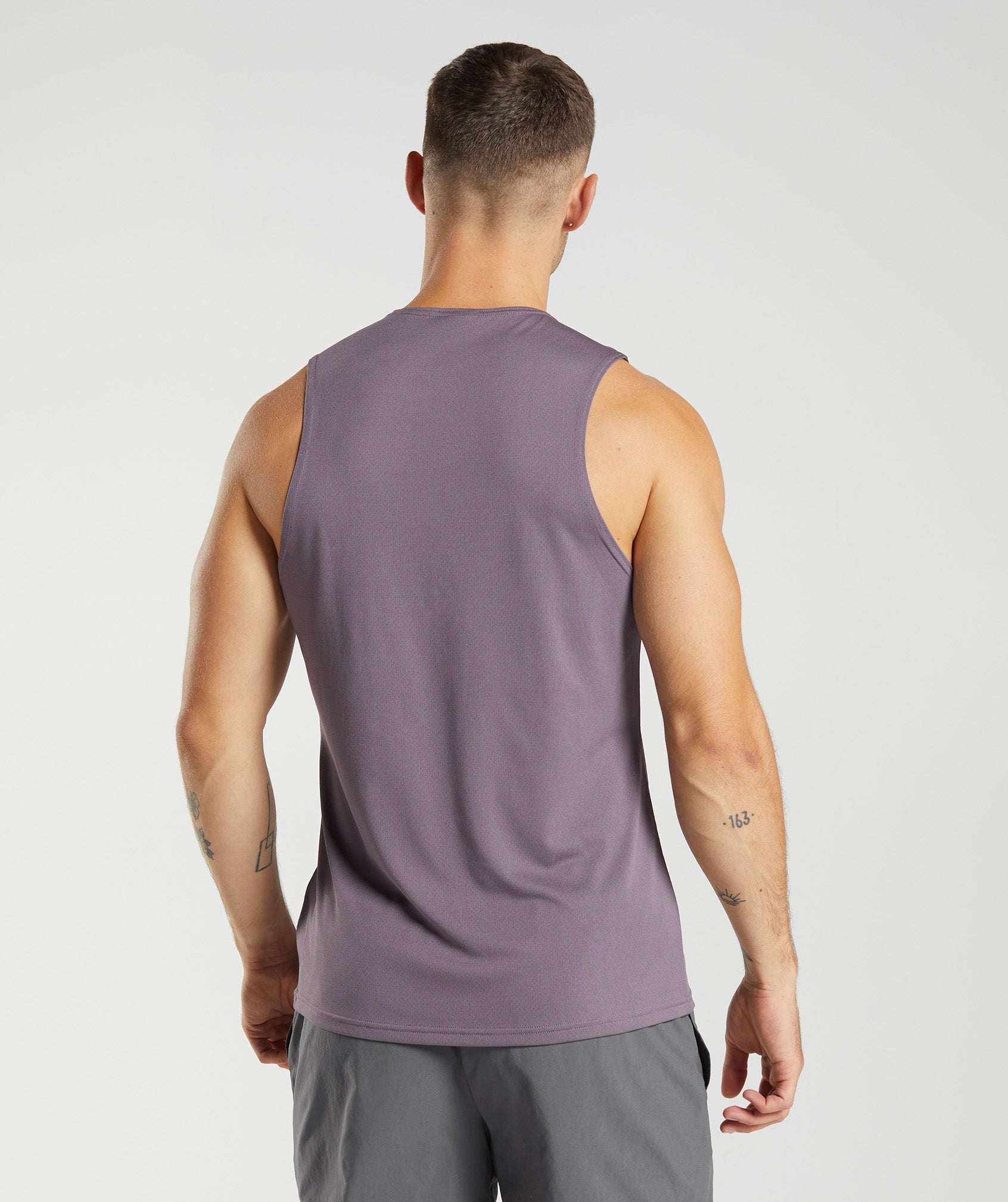 Purple Men's Gymshark Arrival Tanks | ULFRBJ-573