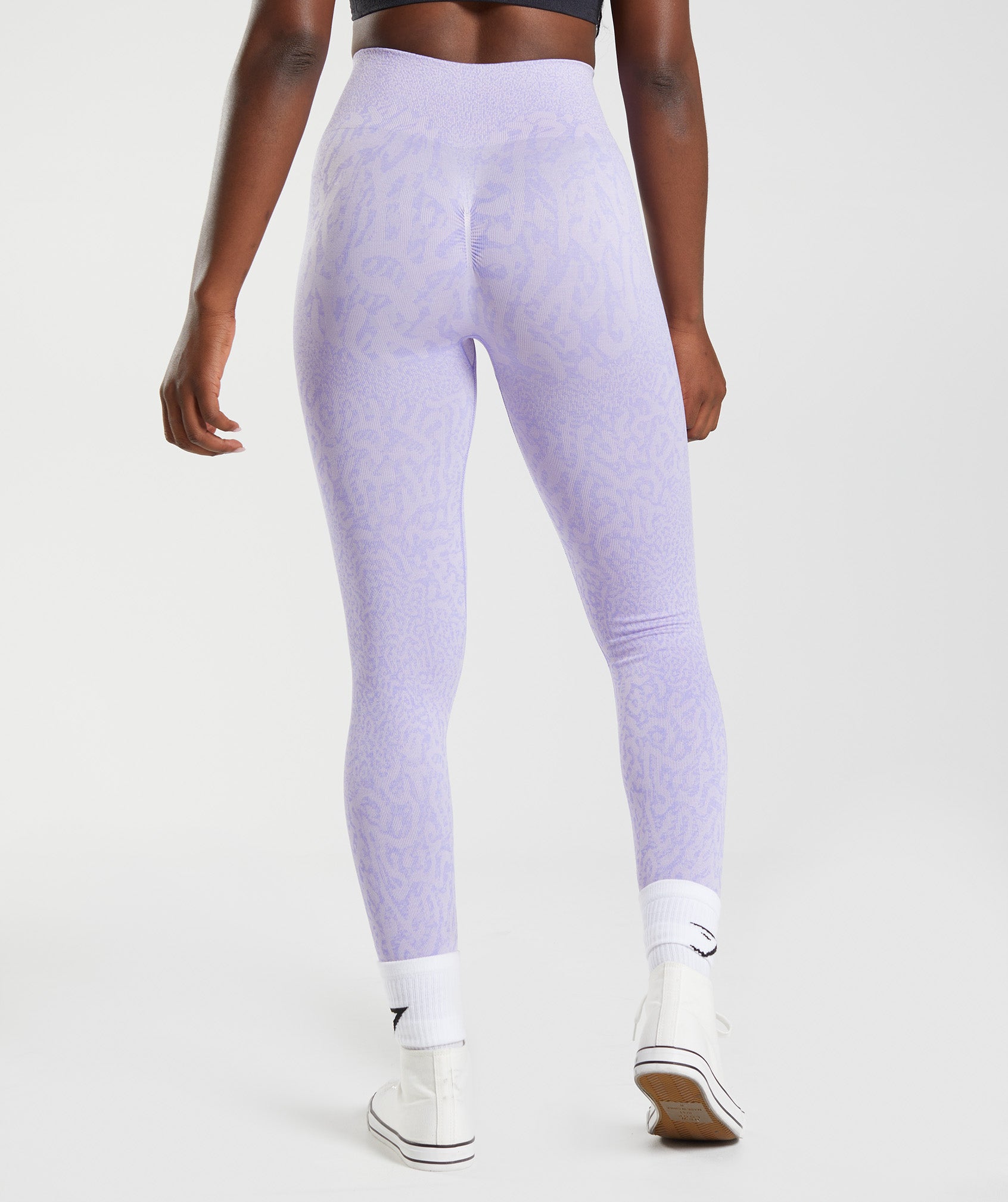 Purple Women's Gymshark Adapt Animal Seamless Leggings | AUVLHO-538