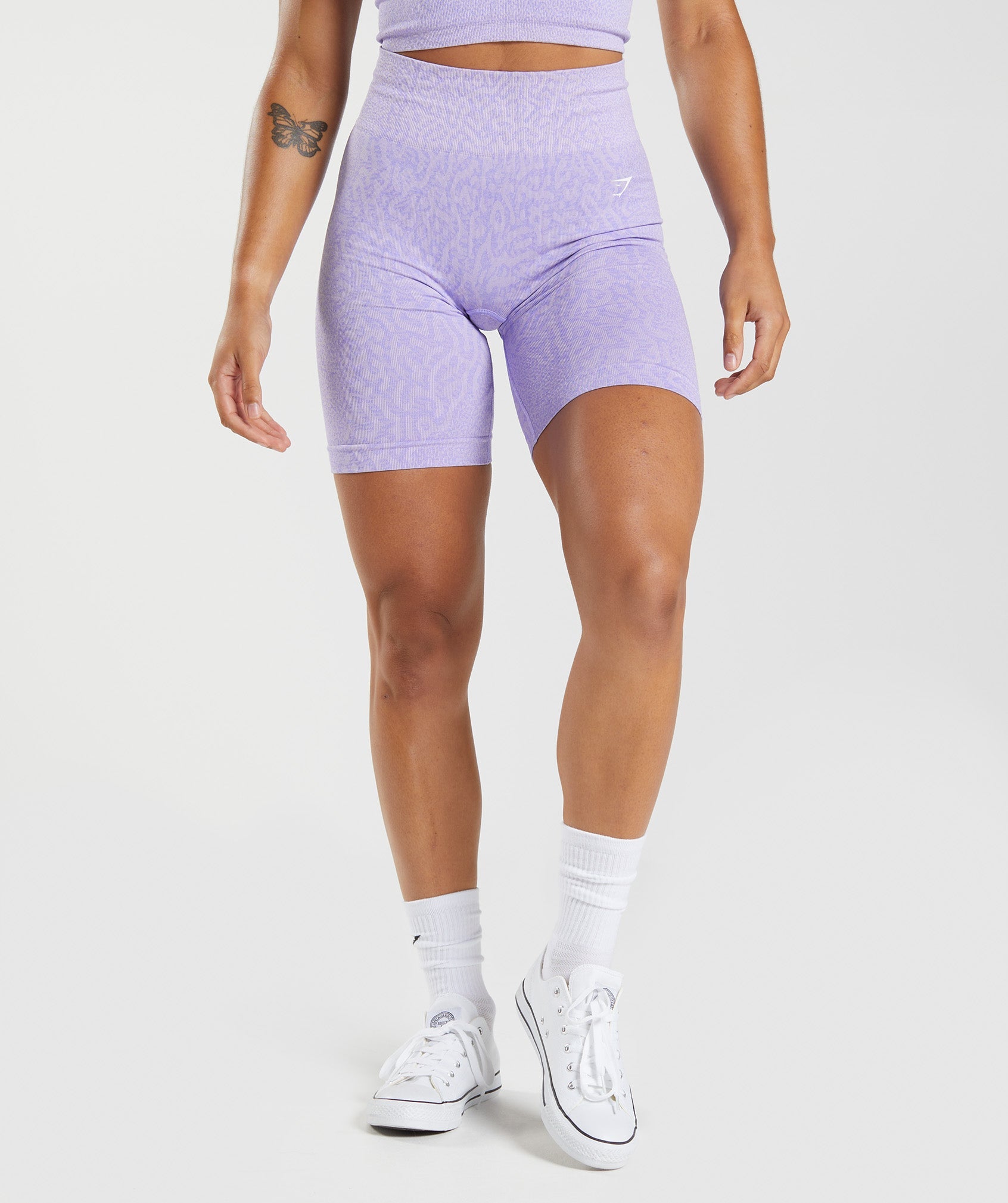 Purple Women\'s Gymshark Adapt Animal Seamless Cycling Shorts | ELGPCN-978