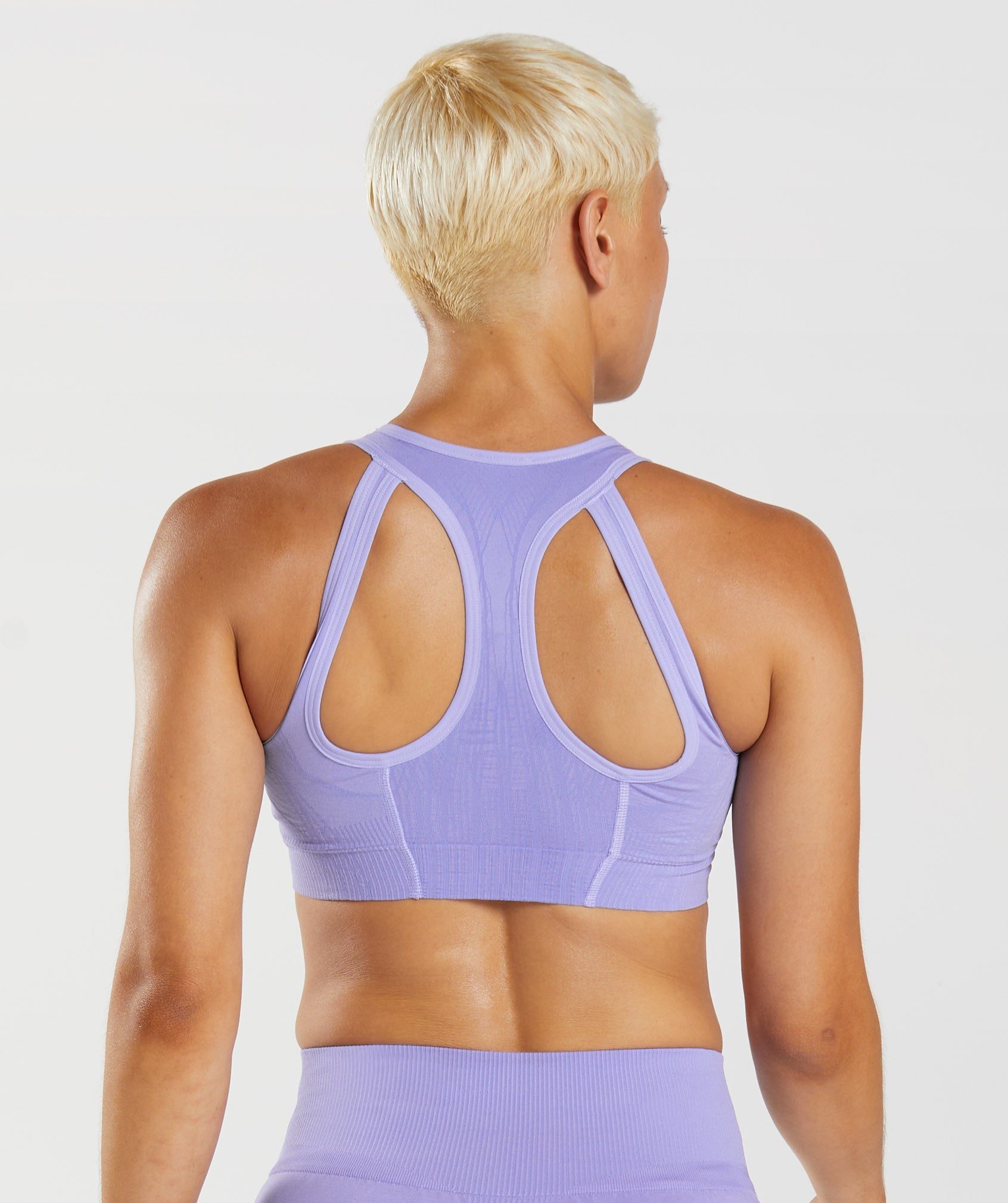 Purple Women's Gymshark Apex Seamless Sports Bra | GLOBCQ-523