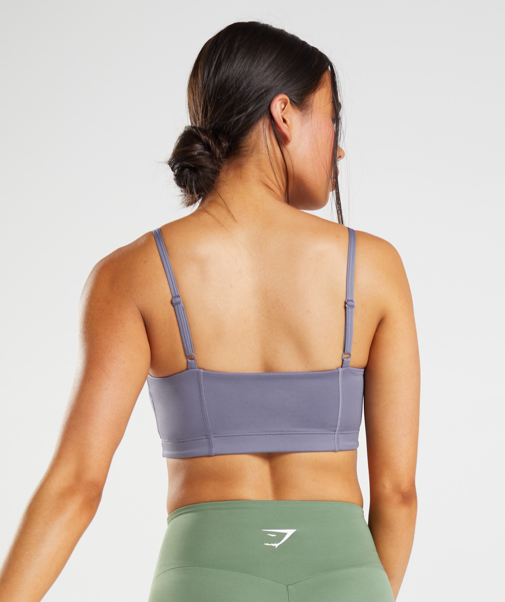 Purple Women's Gymshark Bandeau Sports Bra | VDRZTY-756