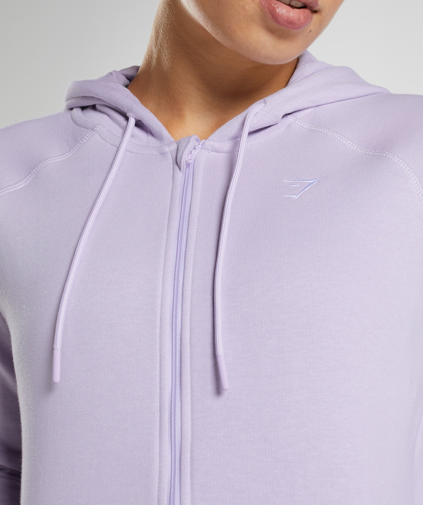 Purple Women's Gymshark Training Zip Hoodie | GBVFQU-826