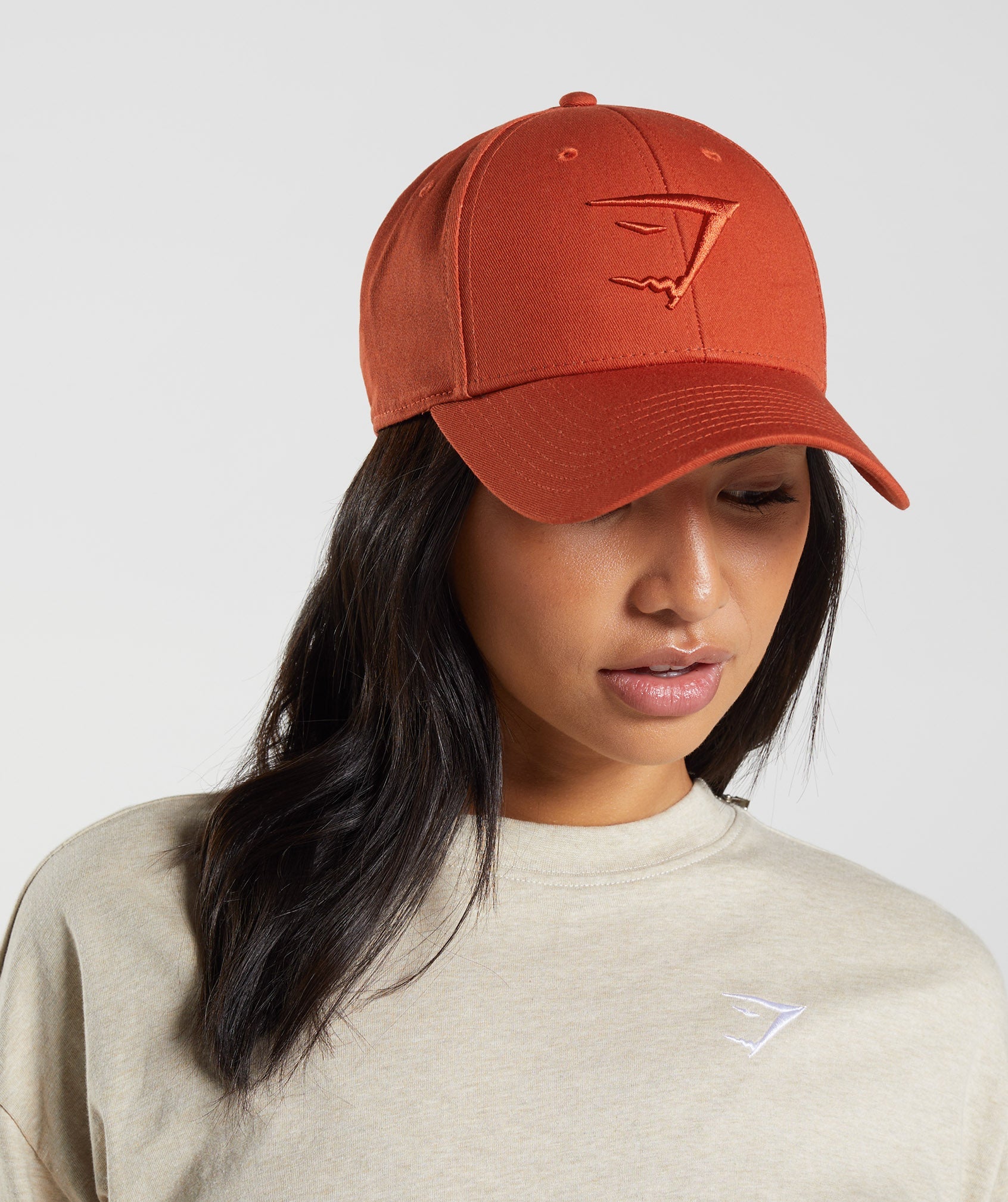 Red Women's Gymshark Sharkhead Hats | FLMNOX-342