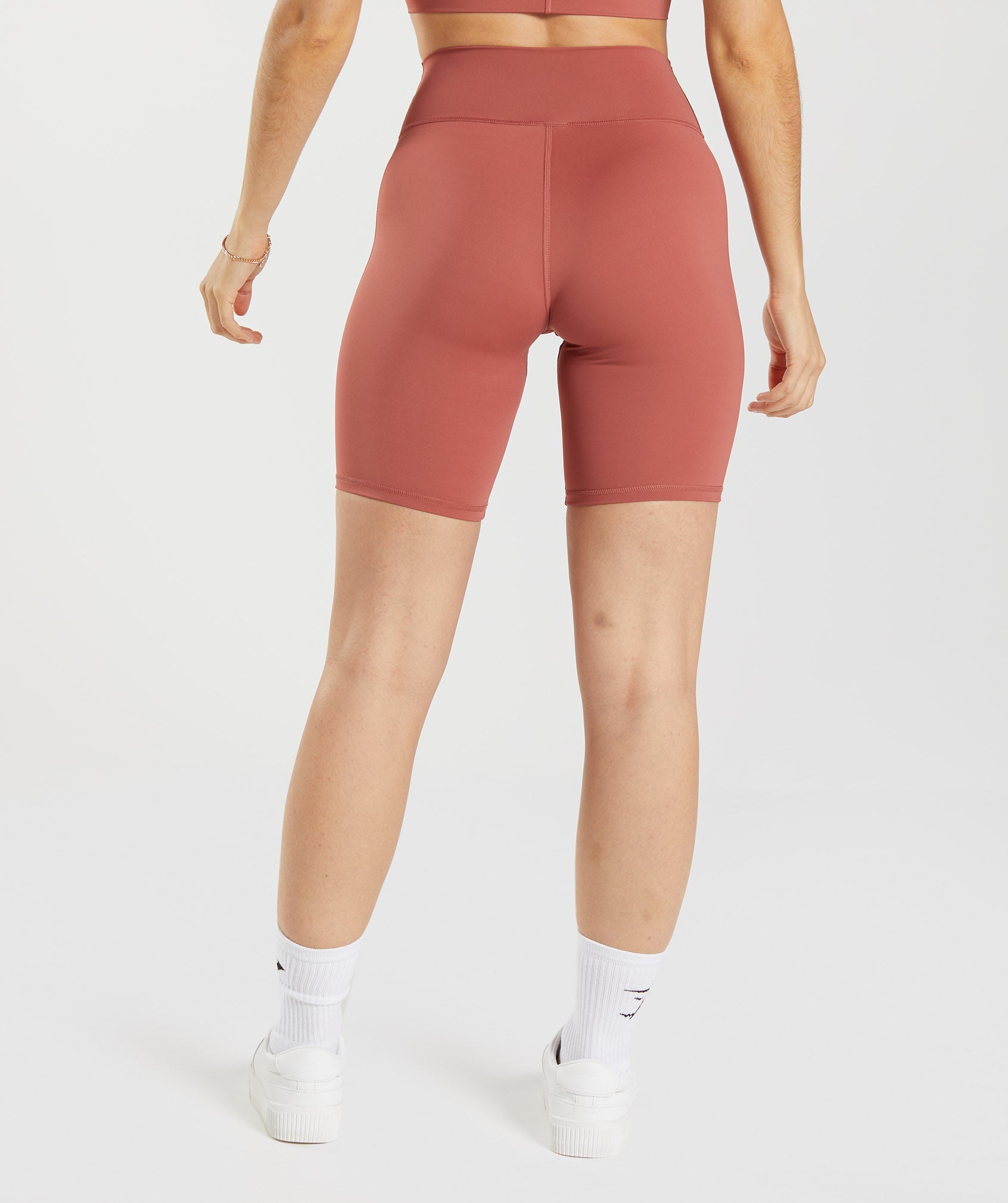 Rose Women's Gymshark Elevate Cycling Shorts | CGOXTV-162