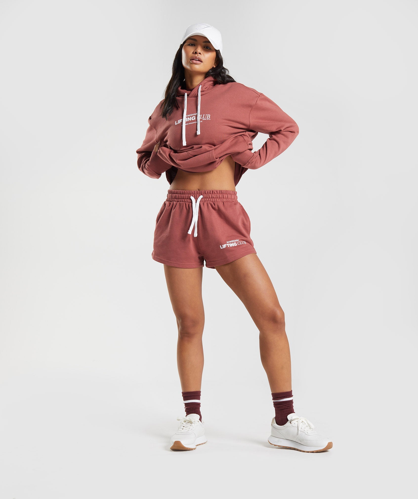 Rose Women's Gymshark Social Club Shorts | OKQWVL-031