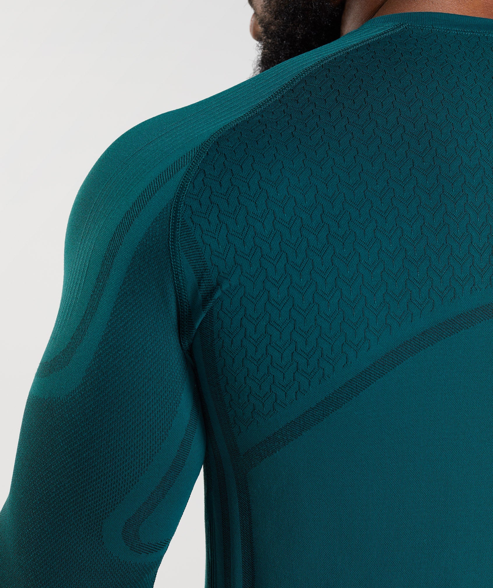 Turquoise Men's Gymshark 315 LS Seamless T Shirts | ATZYCJ-164