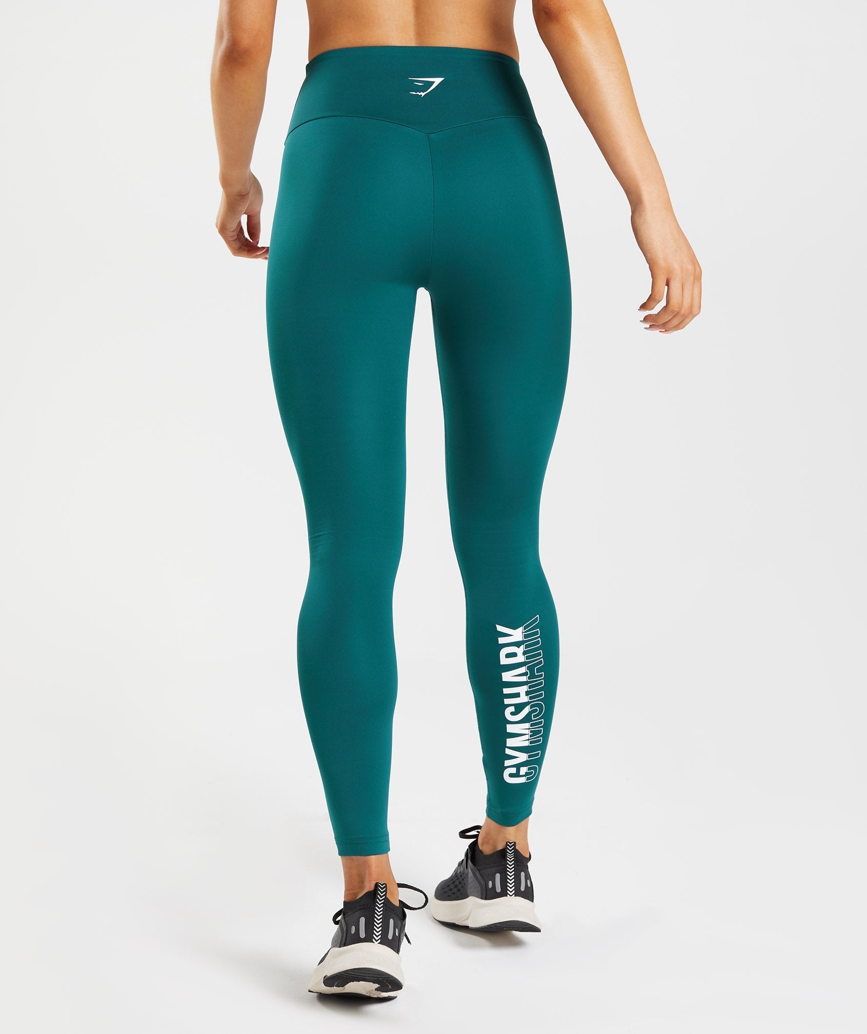 Turquoise Women\'s Gymshark Fraction Leggings | VFLWPJ-928