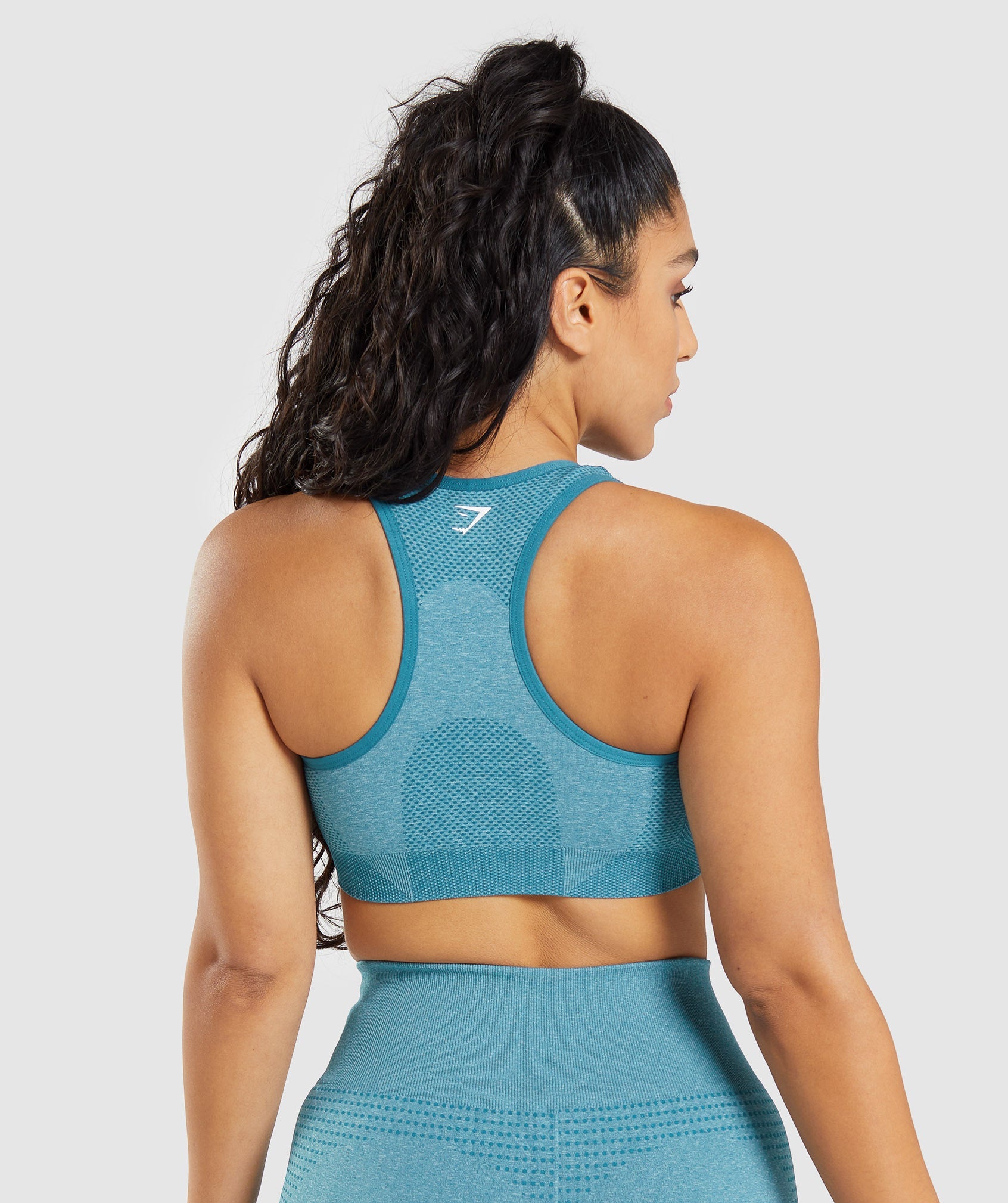 Turquoise Women's Gymshark Vital Seamless 2.0 Sports Bra | ZKHYDX-263