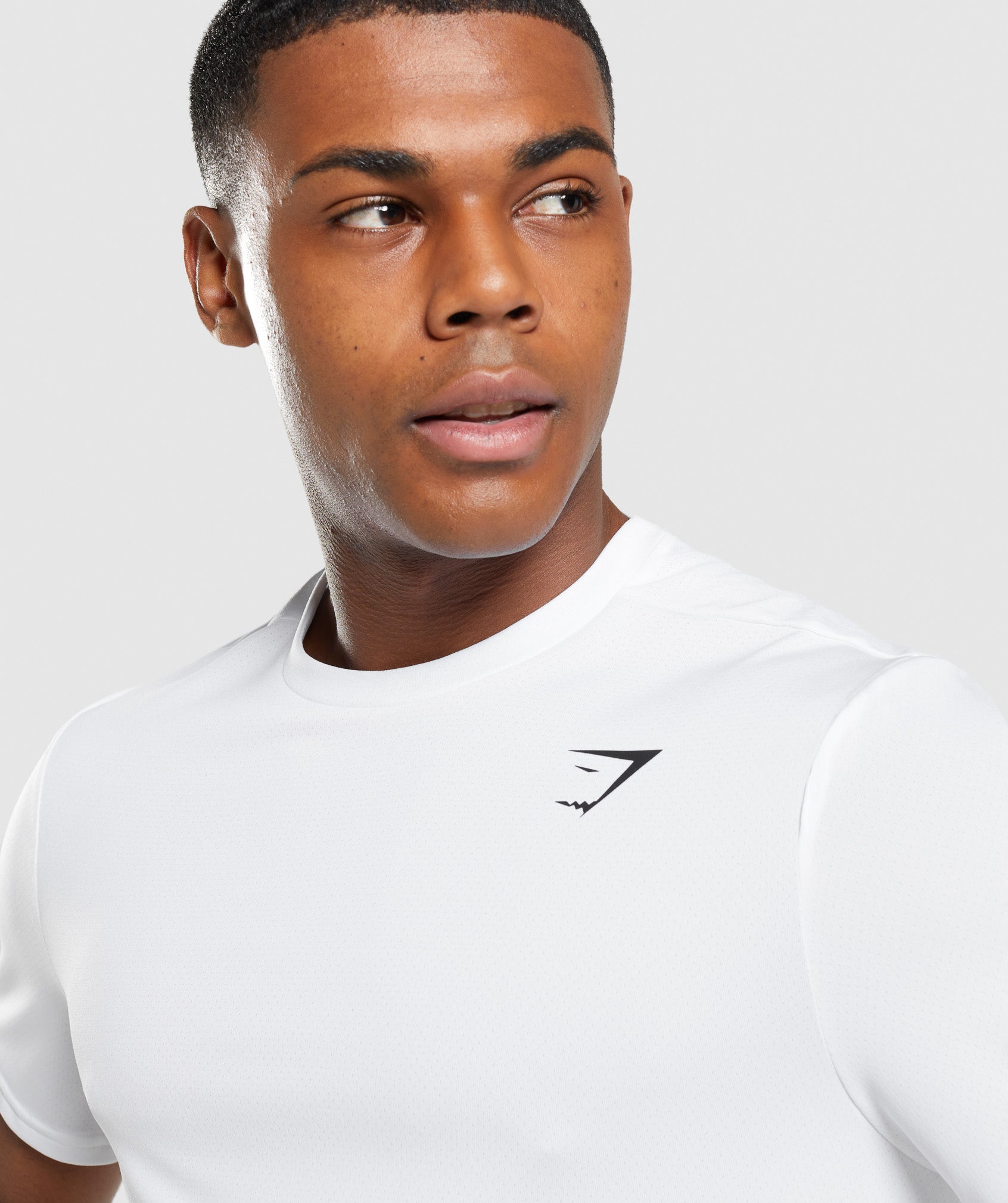 White Men's Gymshark Arrival Regular Fit T Shirts | GQDMVX-710