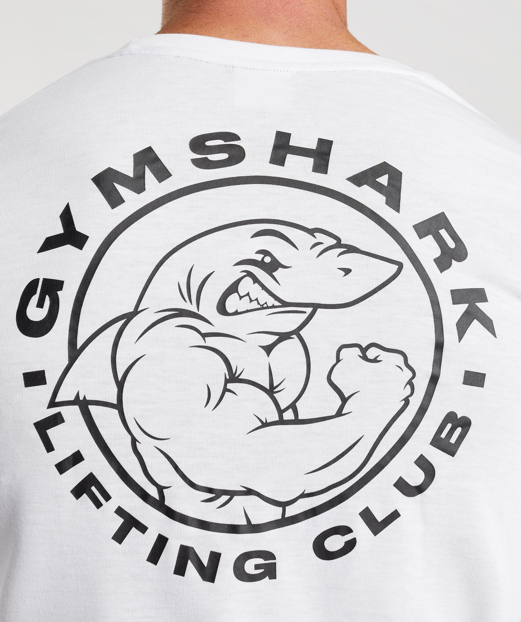 White Men's Gymshark Legacy Long Sleeve T Shirts | KRHEWG-940