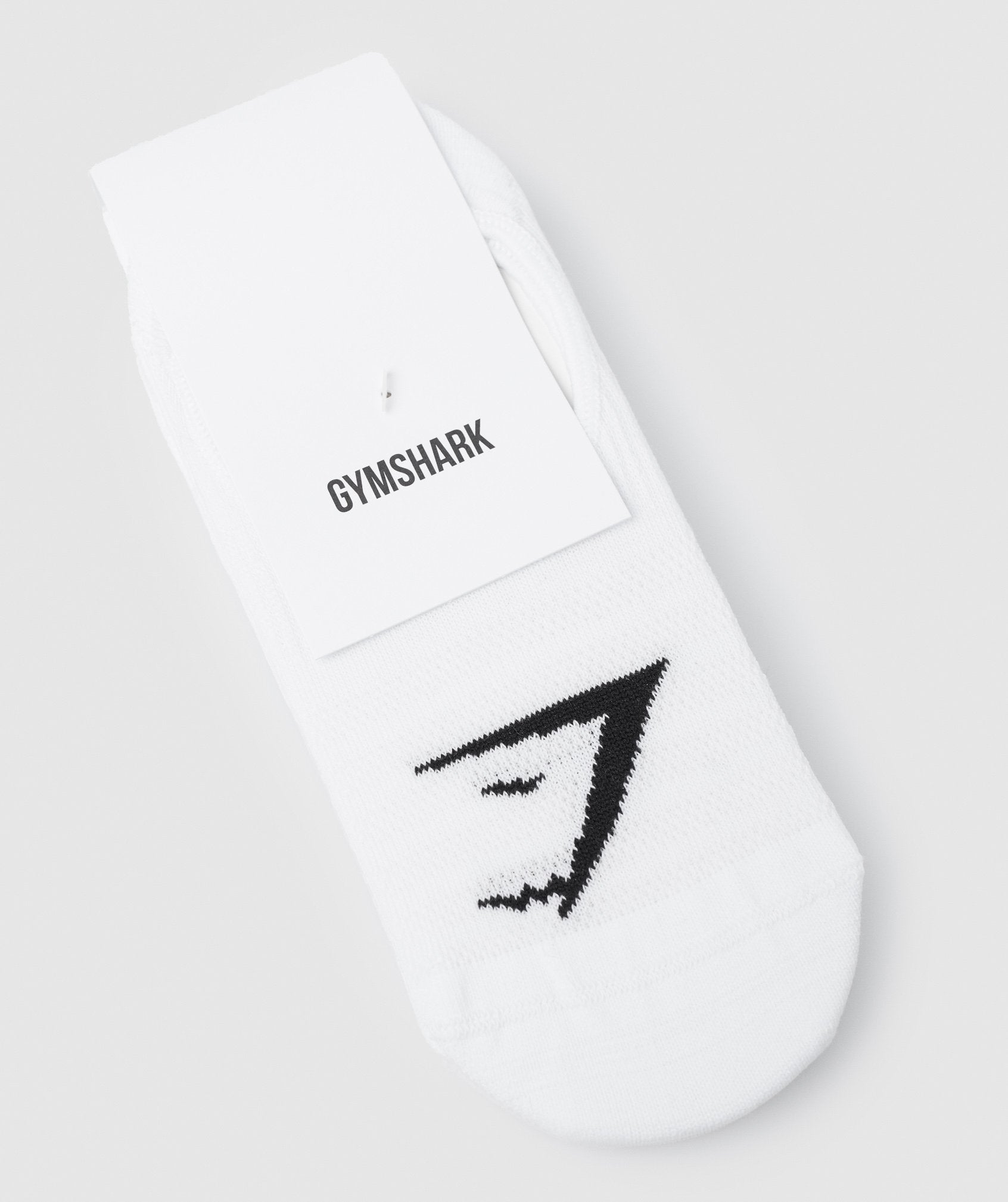 White Women's Gymshark No Show 3pk Socks | MYBQHP-687