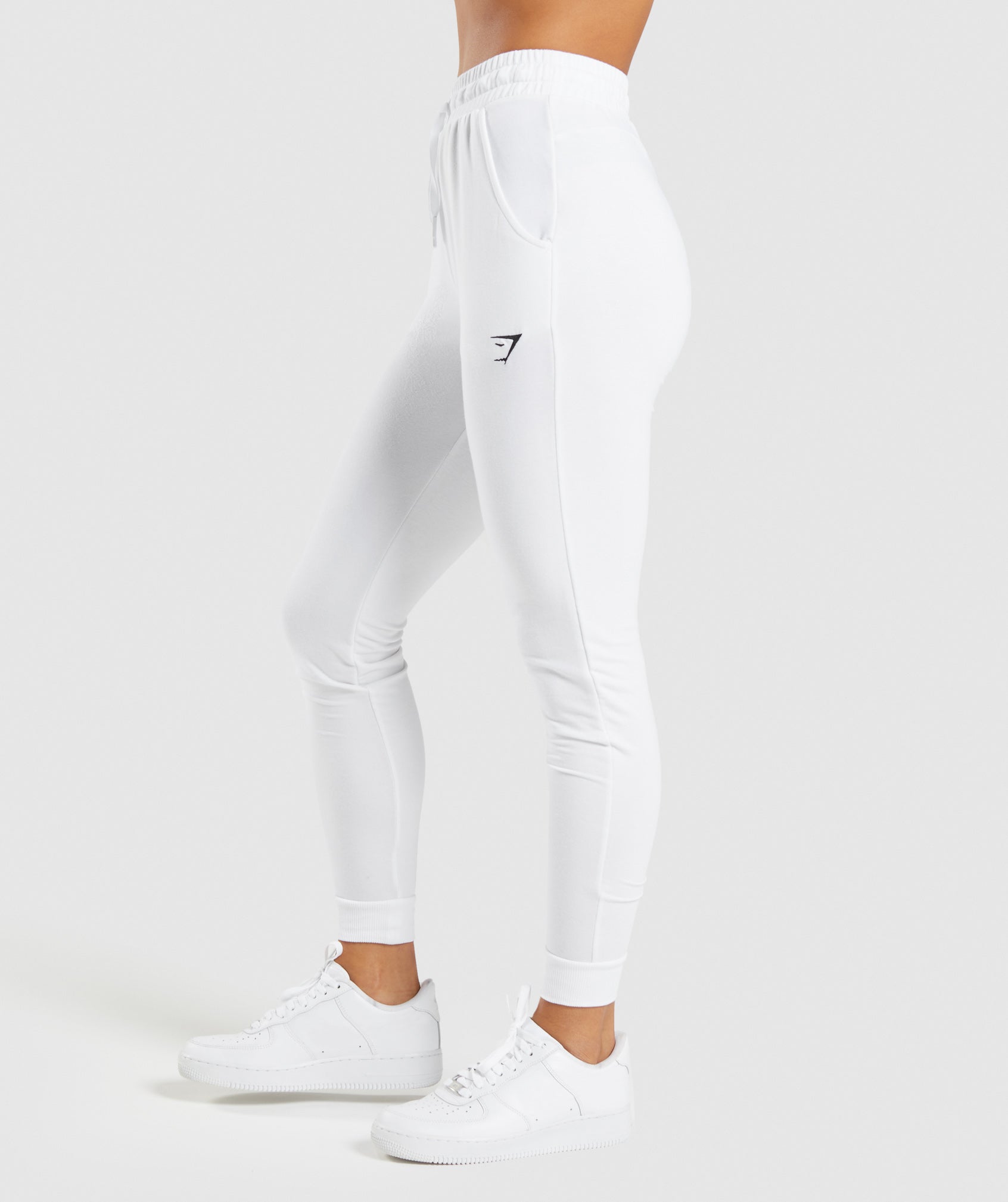 White Women's Gymshark Training Pippa Jogger | NCUJMO-791