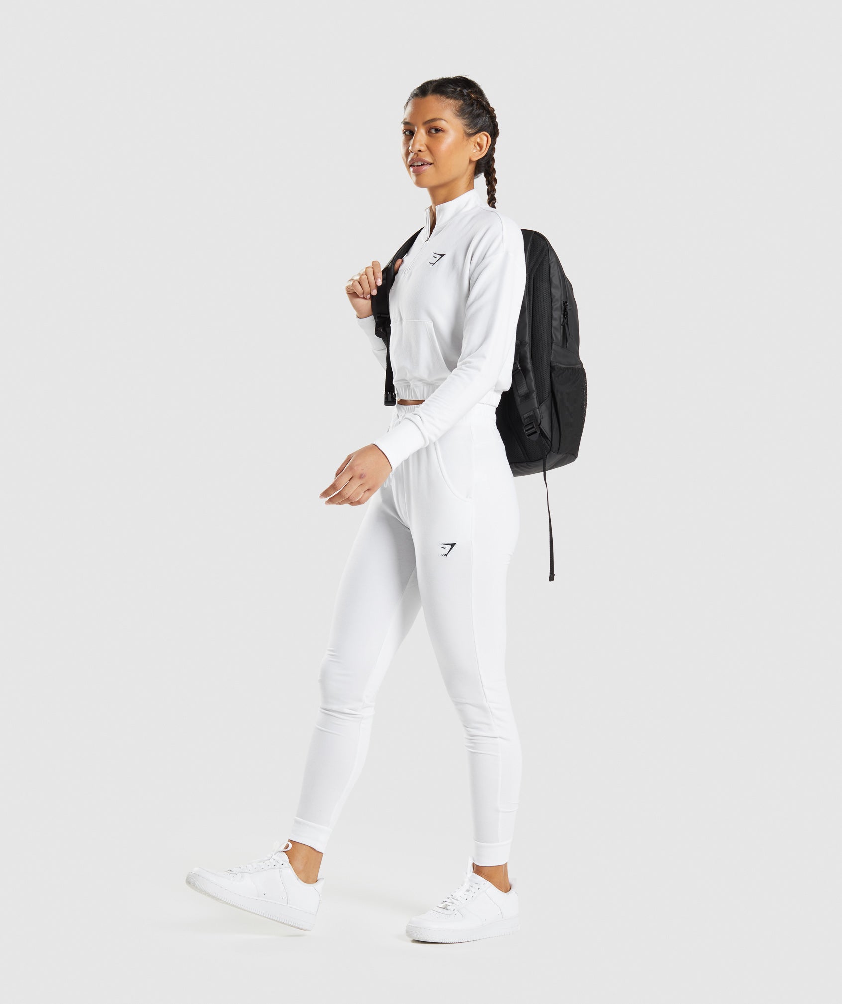 White Women's Gymshark Training Pippa Jogger | NCUJMO-791