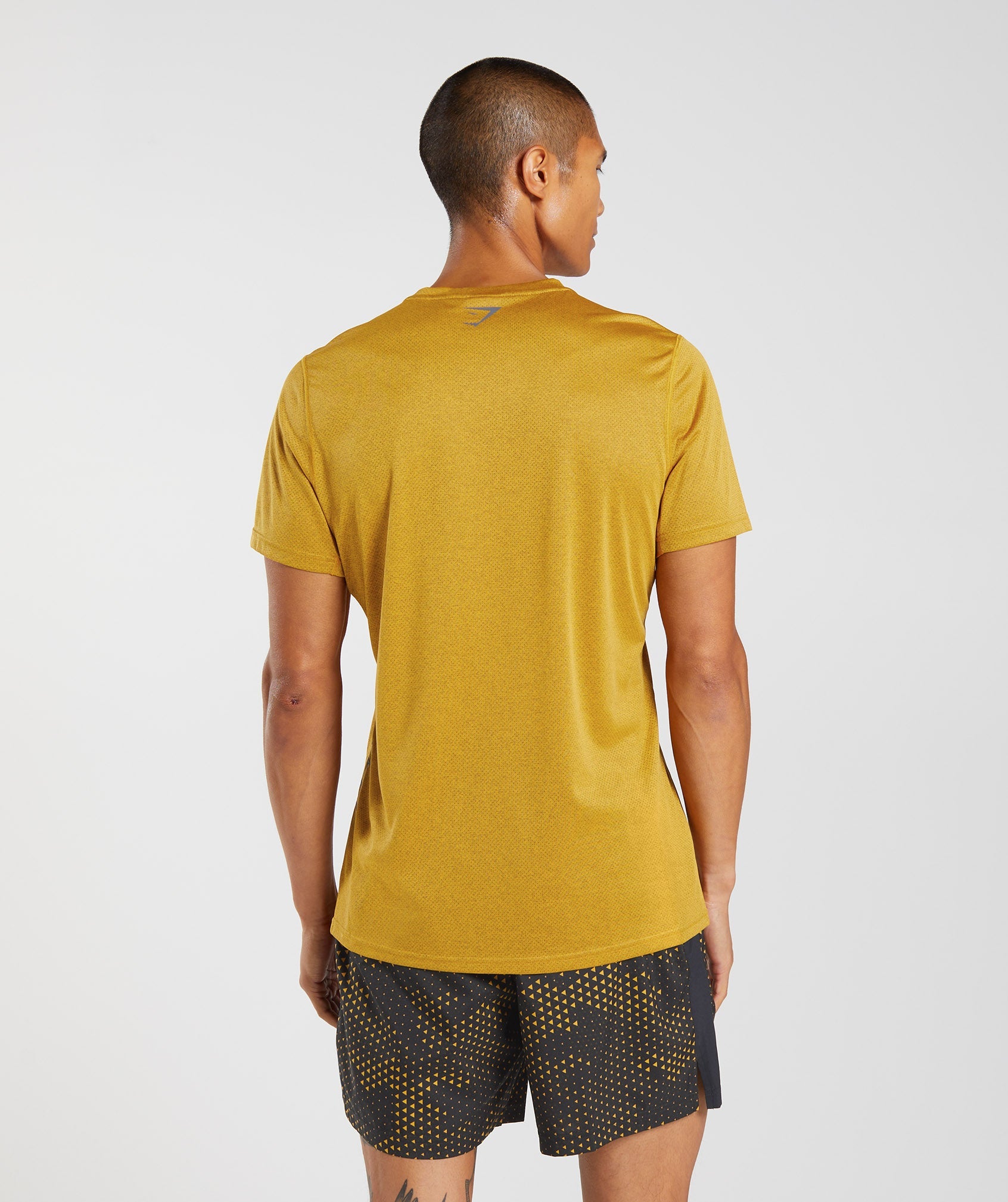 Yellow / Black Men's Gymshark Sport Seamless T Shirts | TVDMNP-678