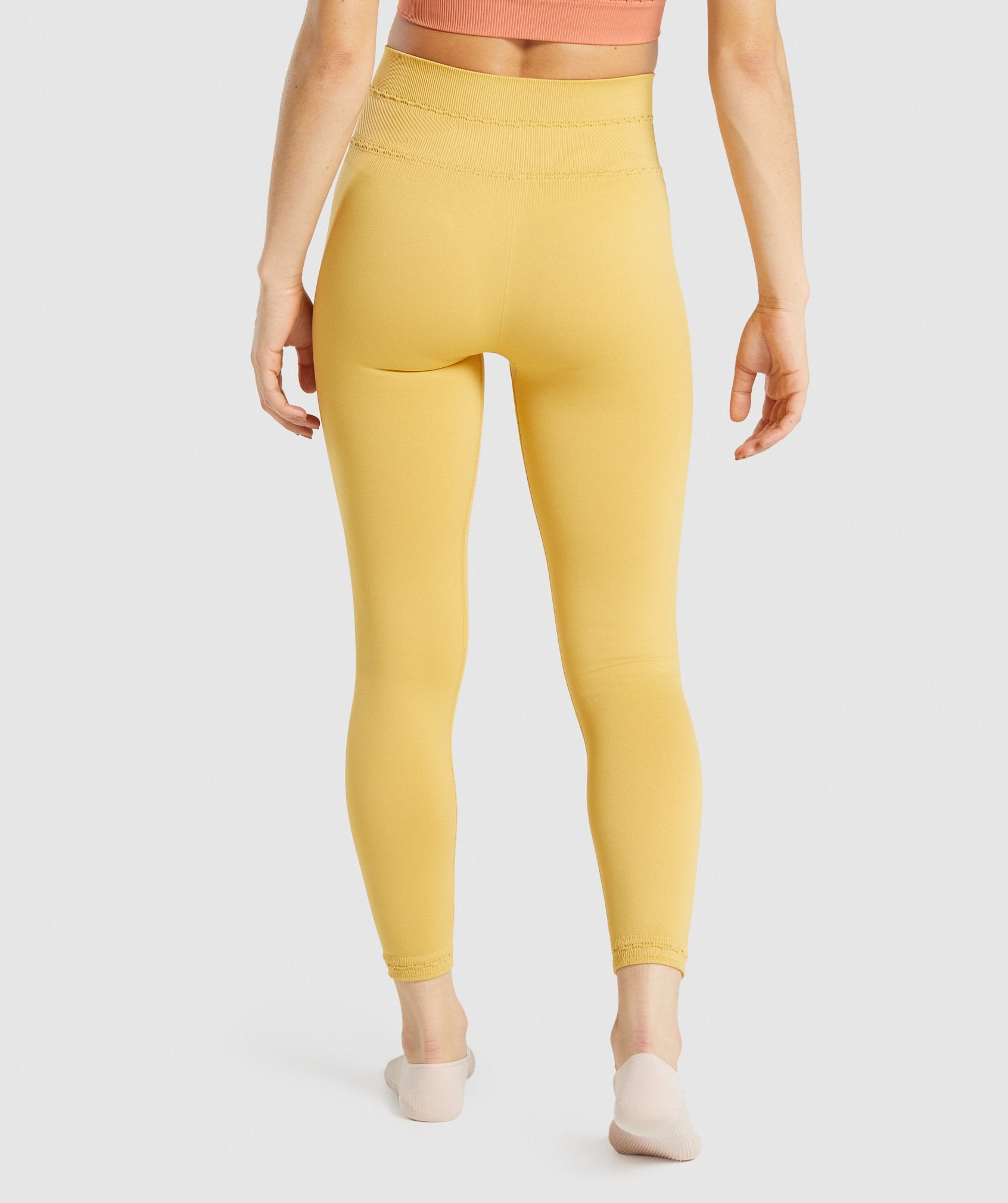 Yellow Women's Gymshark Studio Leggings | JYWQUV-701