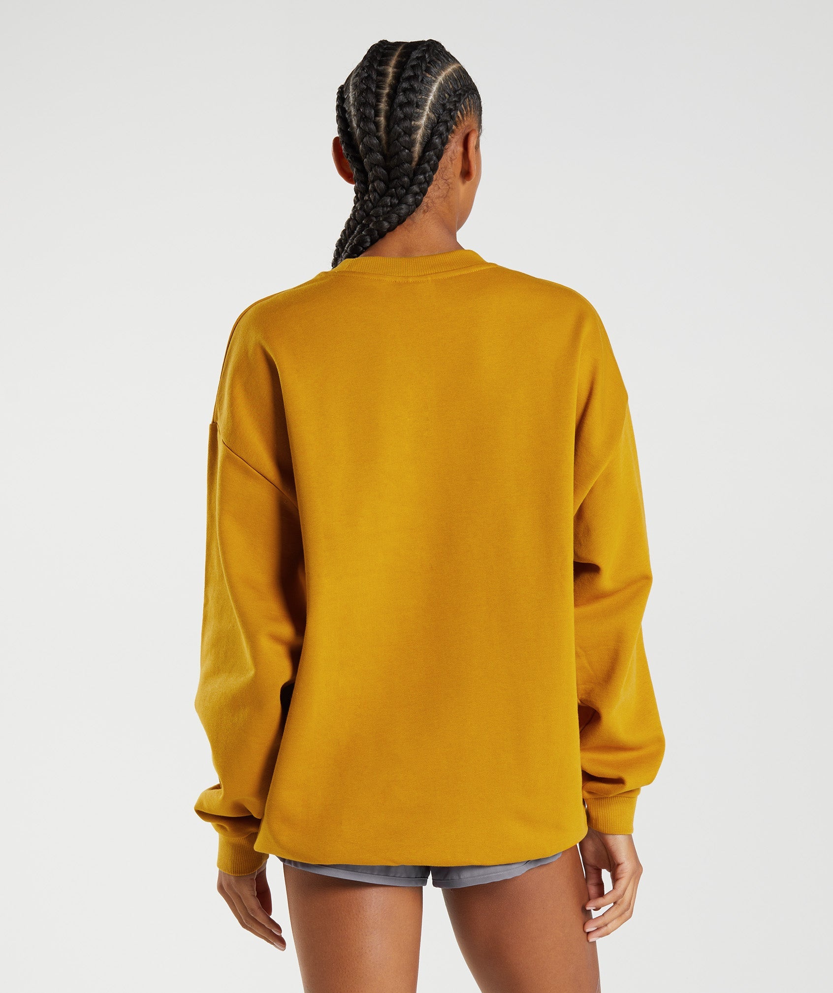 Yellow Women's Gymshark Training Oversized Sweatshirts | EZGVPX-765